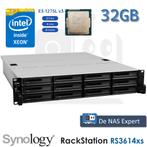 Synology RackStation RS3614xs 32GB uniek met Xeon E3-1275L, Info@synology.com, Synology, Refurbished, Ophalen of Verzenden