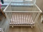 petite amelie Inklapbare baby box  + boxkleed, Ophalen, Zo goed als nieuw, Rechthoekig, In hoogte verstelbaar