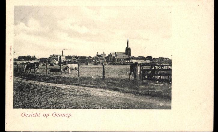Gennep (L.), Gezicht op, Uitg. L. Perolles, Fotograaf, 1900, Verzamelen, Ansichtkaarten | Nederland, Ongelopen, Limburg, Voor 1920