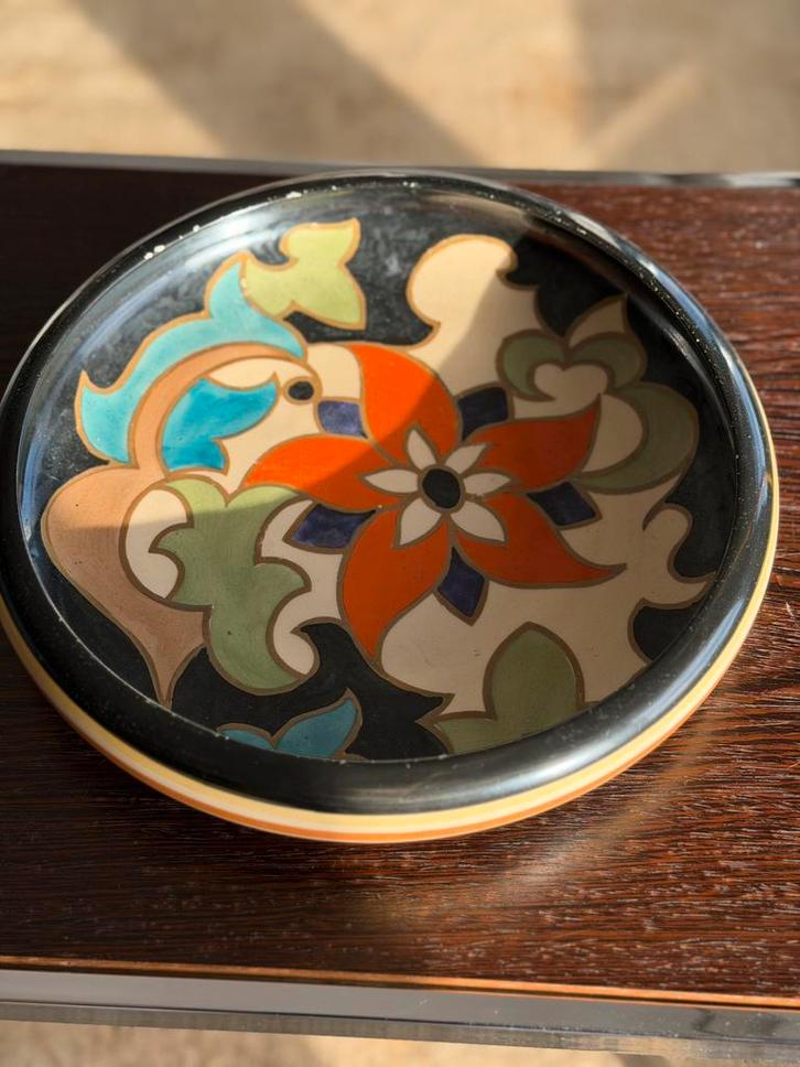 Prachtige Gouds Plateel Kom achaal – Nederlands Aardewerk, Antiek en Kunst, Antiek | Keramiek en Aardewerk, Ophalen of Verzenden