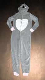 Onesie Koala - Kinder onesie grijs - huispak  maat 158 / 164, Ophalen of Verzenden, Zo goed als nieuw, Jongen of Meisje, Nacht- of Onderkleding