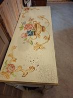 Siertafeltje Craquelé Brocante - 90x35x78cm, Huis en Inrichting, Tafels | Bijzettafels, Ophalen, Gebruikt, 75 cm of meer, 60 cm of meer