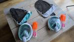 snorkelmasker kinderen xs hele gezicht 2 stuks, Ophalen of Verzenden, Gebruikt, Snorkelmasker