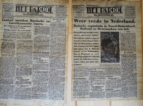 HET PAROOL:   originele Bevrijdingskrant 5 mei 1945, Boeken, Oorlog en Militair, Gelezen, Algemeen, Tweede Wereldoorlog, Ophalen of Verzenden