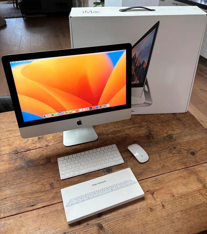 Apple iMac 21.5" Retina 4K (2017) - In nieuwstaat!, Computers en Software, Apple Desktops, Zo goed als nieuw, iMac, Onbekend, 3 tot 4 Ghz