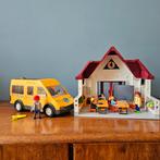 Playmobil school met schoolbus, Kinderen en Baby's, Speelgoed | Playmobil, Ophalen of Verzenden, Gebruikt