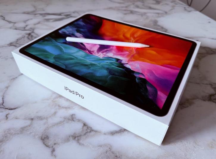iPad Pro (2020) 4th gen. 12,9" 256GB + Apple Pencil, Computers en Software, Apple iPads, Zo goed als nieuw, Apple iPad, Wi-Fi