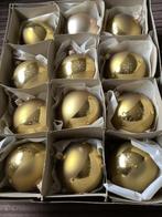 Goudkleurige Kerstballen., Diversen, Kerst, Ophalen of Verzenden, Zo goed als nieuw