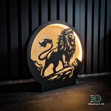 Leeuw Nachtlamp - Westtech 3D beschikbaar voor biedingen