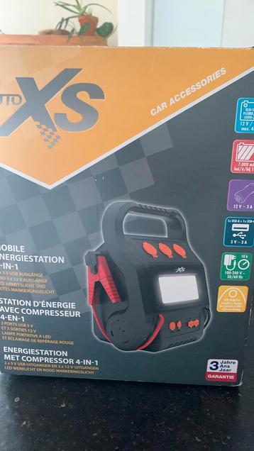 Mobiele jump starter met compressor beschikbaar voor biedingen