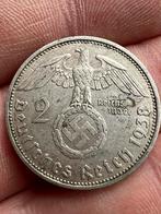 Duitsland oorlog munt 1938 met swastika, Ophalen of Verzenden, Duitsland