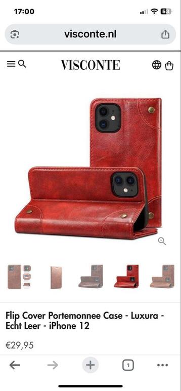 Bookcase Hoesje iPhone 12 beschikbaar voor biedingen