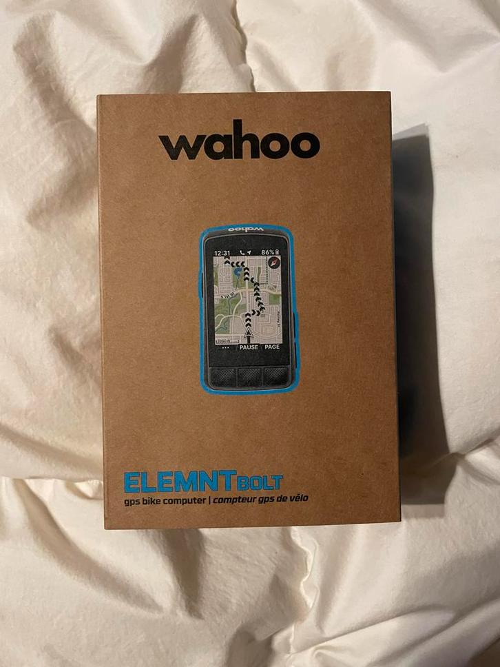 Wahoo Elemnt Bolt V3 Fietscomputer - Zo goed als nieuw!, Fietsen en Brommers, Fietsaccessoires | Fietscomputers, Zo goed als nieuw