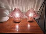 Mushroom tafellampen Murano, Huis en Inrichting, Ophalen of Verzenden, Zo goed als nieuw, Glas, Minder dan 50 cm