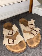 wit/beige birckenstocks maat 42, Kleding | Dames, Schoenen, Ophalen of Verzenden, Zo goed als nieuw, Wit, Sneakers of Gympen