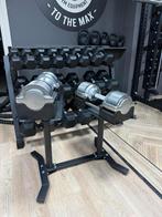 Verstelbare dumbells incl adjustable stand, 32 kg, per 1 kg!, Sport en Fitness, Fitnessmaterialen, Dumbbell, Nieuw, Ophalen of Verzenden