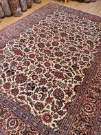 Vintage handgeknoopt perzisch tapijt kashan 350x232, Info@SlatsAntiek.nl, Perzisch, 200 cm of meer, Ophalen of Verzenden