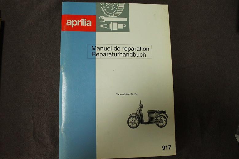 Aprilia Scarabeo 50 65 1995 scooter roller reparaturhandbuch, Fietsen en Brommers, Handleidingen en Instructieboekjes, Ophalen of Verzenden