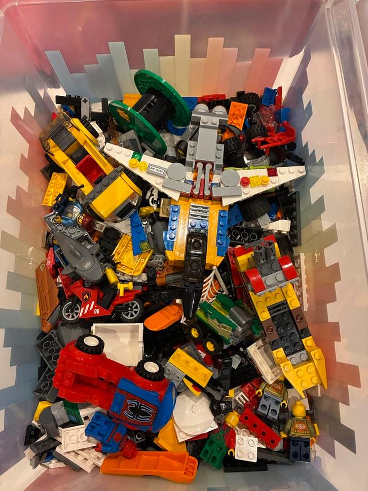 Grote partij Lego stenen en handleidingen, Kinderen en Baby's, Speelgoed | Duplo en Lego, Zo goed als nieuw, Lego, Losse stenen