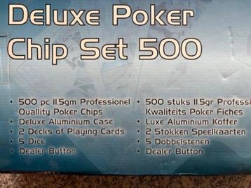 Deluxepoker Chip set 500 beschikbaar voor biedingen