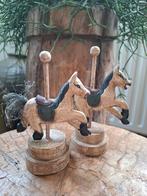 Houten paardjes (handmade), Antiek en Kunst, Verzenden