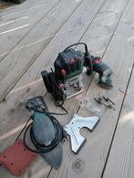 Parkside Bovenfrees + 2 Schuurmachines - Zo Goed Als Nieuw, Doe-het-zelf en Verbouw, Gereedschap | Freesmachines, Ophalen, Bovenfrees