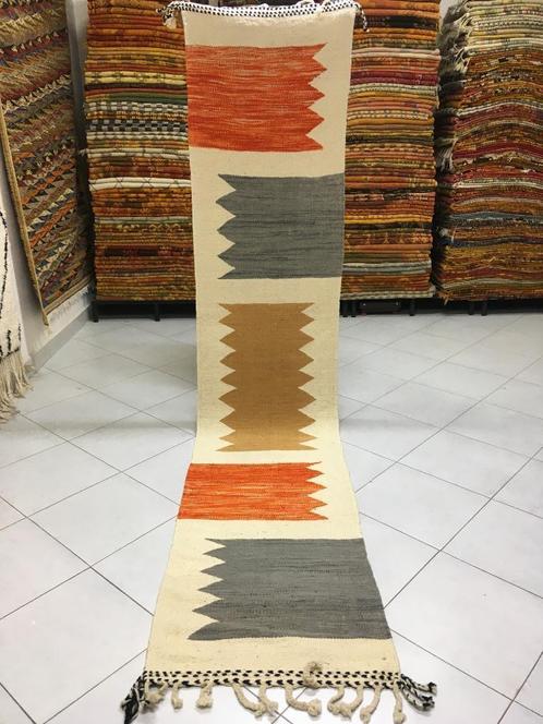Boujaad Kelim loper tapijt 3m48 x 73 cm, Huis en Inrichting, Stoffering | Tapijten en Kleden, Nieuw, 50 tot 100 cm, 200 cm of meer