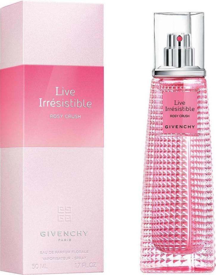 Givenchy Live Irrésistible Rosy Crush EDP 50ml, Sieraden, Tassen en Uiterlijk, Uiterlijk | Parfum, Nieuw, Verzenden