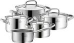WMF Gourmet Plus 5 delig pannenset, Nieuw, Pannenset, Ophalen of Verzenden, Rvs