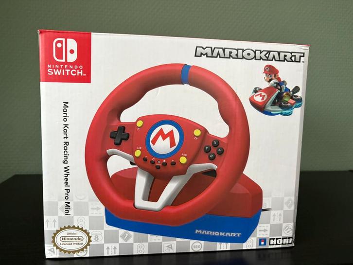 Mario Kart Racing Wheel Pro Mini - Nintendo Switch, Spelcomputers en Games, Spelcomputers | Nintendo Consoles | Accessoires, Zo goed als nieuw