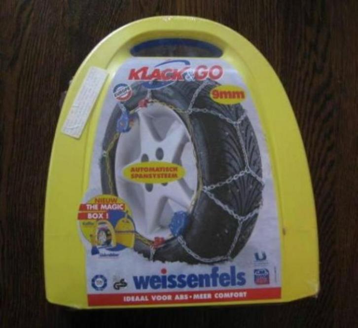 Weissenfeld Klack & Go 9 MM Sneeuwketting, Auto diversen, Sneeuwkettingen, Nieuw, Ophalen of Verzenden