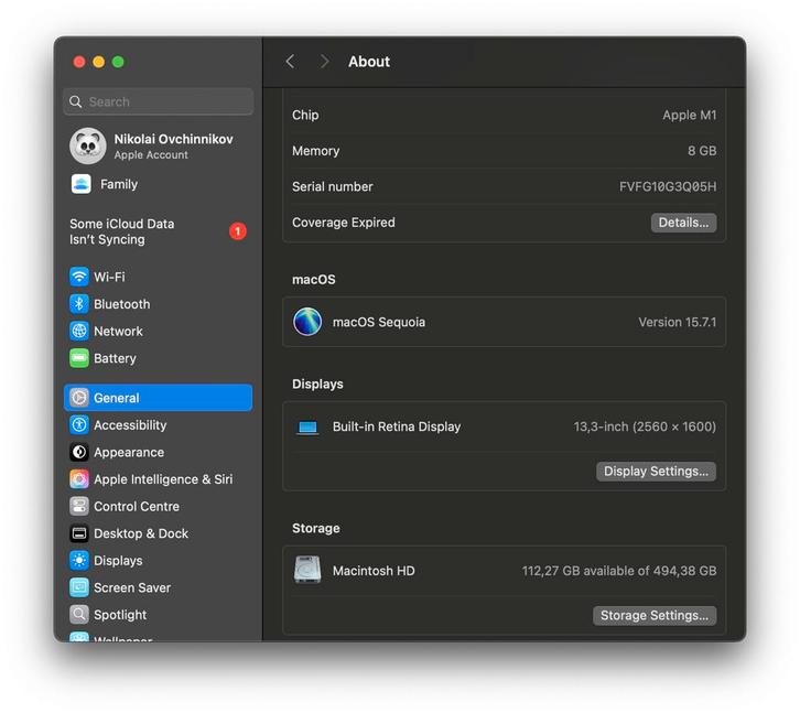 MacBook Pro M1 2020 - Defect Scherm, Computers en Software, Apple Macbooks, Gebruikt, MacBook Pro, 13 inch, Onbekend, 512 GB, 8 GB