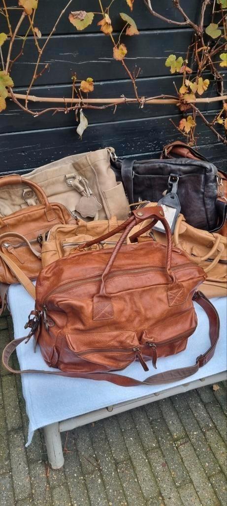VEEL ! 7x ! Cowboysbag PME Legend Koeka luiertas leer leren, Diversen, Rommelmarktspullen, Gebruikt, Ophalen of Verzenden