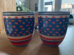 6 Oilily kopjes Taste the colors, Ophalen, Zo goed als nieuw, Overige stijlen, Kop(pen) en/of Schotel(s)