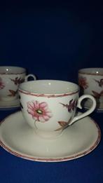 Janneke Brinkman Seasons, 3x kop en schotel, gaaf. 3A20, Tweedehands verkoop, Tweedehands verkoop, Gebruikt, Ophalen of Verzenden