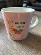 Lieve Llama Mok - No Prob Llama!, Huis en Inrichting, Keuken | Servies, Keramiek, Ophalen of Verzenden, Zo goed als nieuw, Overige stijlen