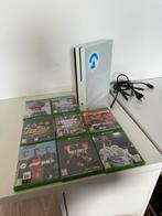 Xbox one S + 8 spellen in goede staat - excl controllers!, Xbox One S, Ophalen of Verzenden, Zonder controller, 500 GB