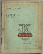 Kaptein 175 cc kopklepper instructieboek 1950, Motoren, Overige merken