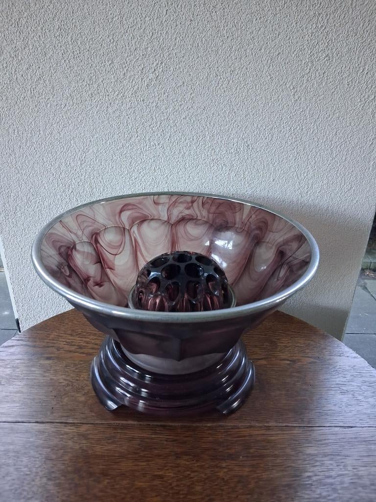 Art Deco bloemenschaal, Ophalen of Verzenden