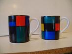 2 Nieuwe mokken Piro porselein, Nieuw, Ophalen of Verzenden, Overige stijlen, Kop(pen) en/of Schotel(s)