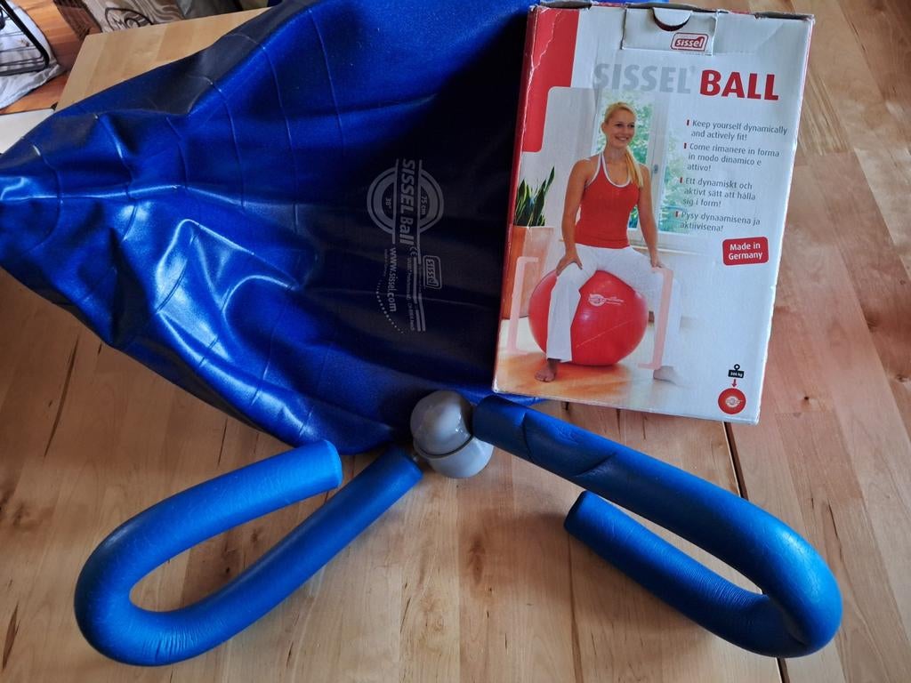 Sissel fitnessbal balansbal + gratis dijentrainer bovenbenen, Dieren en Toebehoren, Honden-accessoires, Ophalen of Verzenden