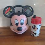Disney Mickey Mouse Head Lunch Box Kit Original Thermos, Verzamelen, Verzenden, Mickey Mouse, Nieuw, Beeldje of Figuurtje