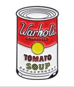 Andy Warhol Campbell's Soup Kunst Enamel pin broche, Verzenden, Nieuw, Transport
