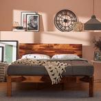 Sheesham Wood (Indian Rosewood) Bedframe, Ophalen, Zo goed als nieuw, Tweepersoons