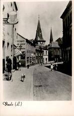 Vaals tentstraat met kerken, Hub Leufkens, Ophalen of Verzenden, 1940 tot 1960, Ongelopen, Limburg