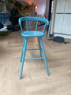 Retro blauwe kinderstoel, Gebruikt, Blauw, Ophalen of Verzenden, Eén