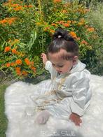 Baby jelaba wit maat 74 + maat 68, Kinderen en Baby's, Ophalen of Verzenden, Zo goed als nieuw, Meisje