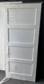 Witte paneeldeur stomp 211,5 x 93 R, Ophalen, 80 tot 100 cm, Binnendeur, Nieuw