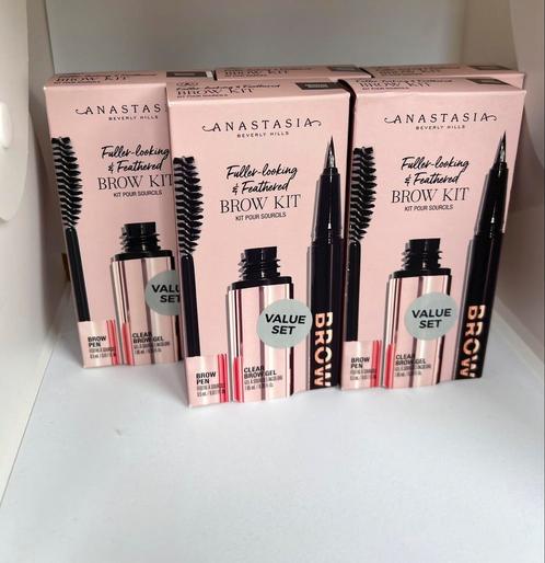 Anastasia Brow Kit Dark Brown (Value Set), Sieraden, Tassen en Uiterlijk, Uiterlijk | Cosmetica en Make-up, Nieuw, Ogen, Bruin