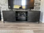 TV-Dressoir zwart, Ophalen, Gebruikt, 150 tot 200 cm, Metaal